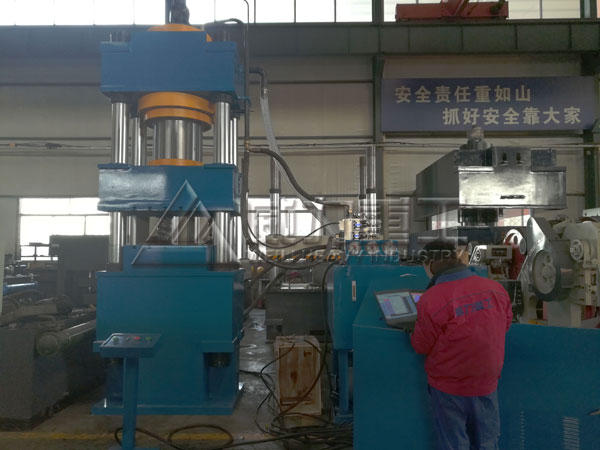 630噸舔鹽壓型液壓機(jī)(伺服系統(tǒng)精度高噪音低)